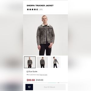 New Levi's Premium Sherpa Trucker Jacket